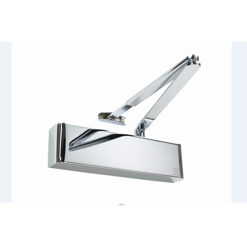 Rutland TS.9205.SRFB.PSSPSS - Overhead Door Closer, Size EN 2-5 - Polished Stainless Steel - Choice Handles