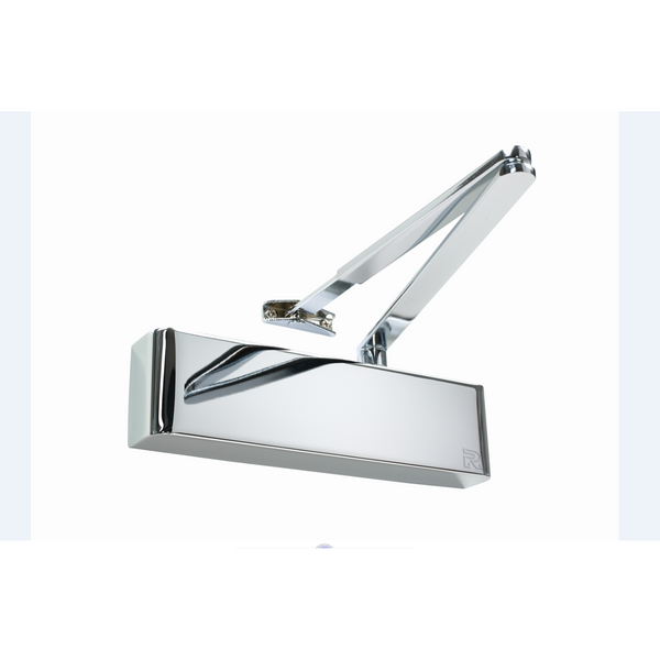 Rutland TS.9205BC.SRFB.PSSPSS - Overhead Door Closer With Back Check, Size EN 2-5  - Polished Stainless Steel - Choice Handles