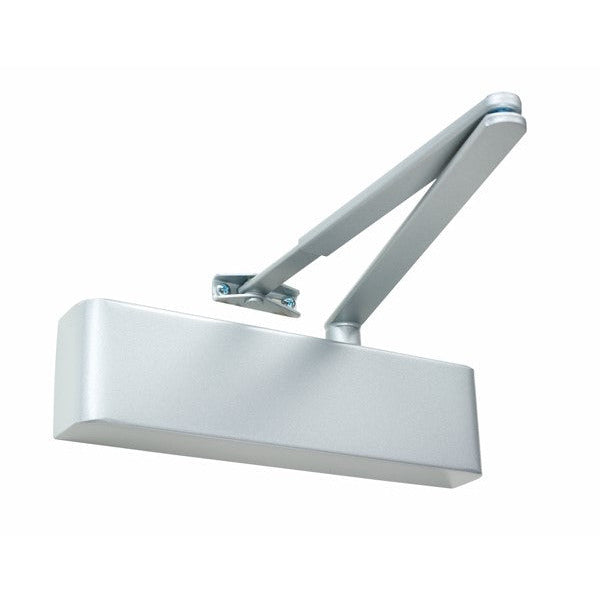 TS.9206DABC.SRFB3.SESE - Overhead Door Closer With Back Check & Delayed Action, Size EN 2-6 - Silver - Choice Handles