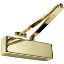 Rutland® TS.3204BC.SLFB.PVDPVD - Size 3 Overhead Door Closer With Back Check - PVD Polished Brass - Choice Handles