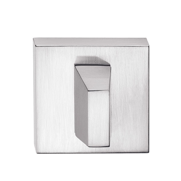 Tupai Rapido Curva/QuadraLine WC Turn and Release on Square Rose - Satin Chrome - TWCSSC - Choice Handles