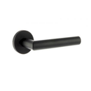 Atlantic - Forme Elle Designer Lever on Minimal Round Rose - Matt Black - FMR236MB - Choice Handles