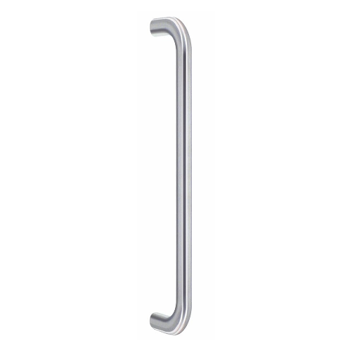 Consort - 22mm D Pull Handle  425mm Bolt Through Fix - Satin Stainless Steel - Choice Handles