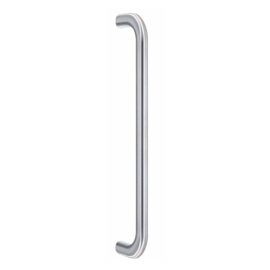 Consort - 22mm D Pull Handle  300mm Bolt Through Fix - Satin Stainless Steel - Choice Handles
