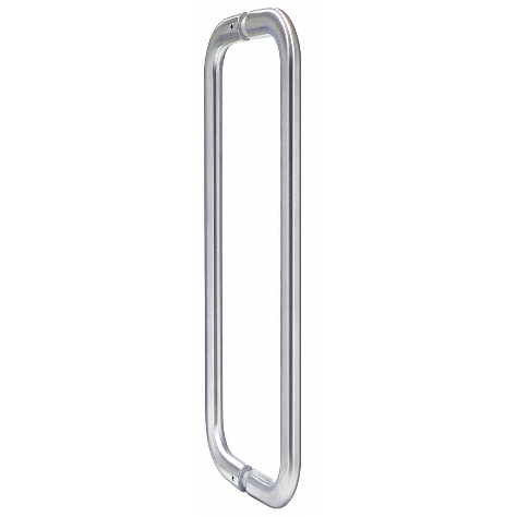 Consort - 19mm Back To Back D Pull Handle  425mm Bolt Through Fix - Satin Stainless Steel - Choice Handles