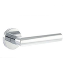 Atlantic - Forme Elle Designer Lever on Minimal Round Rose - Polished Chrome - FMR236PC - Choice Handles