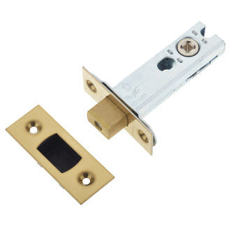 Frelan - 102mm Heavy Duty Tubular Dead Bolt - Satin Brass - JL-HDB102SB - Choice Handles