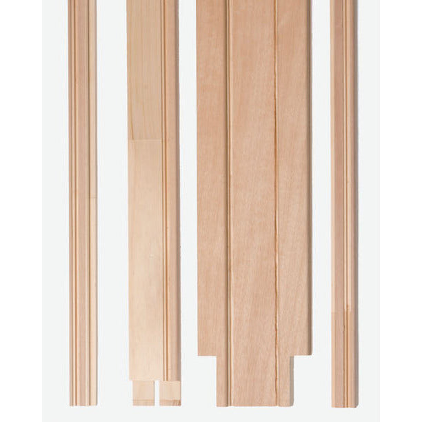 Ermetika EvoKit Single Pocket Door System 686x1981 Door 125mm WT - Raw Wood - EEK2FRW - Choice Handles