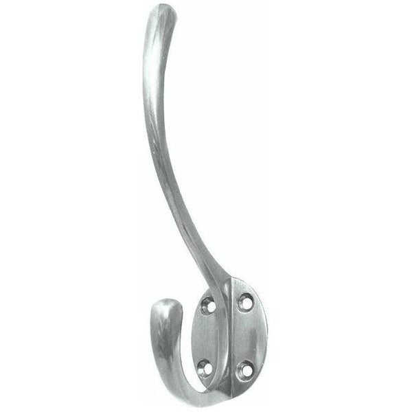 Frelan - Hat & Coat Hook -142mm x 64mm - Polished Chrome - JV60PC - Choice Handles