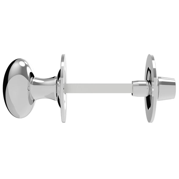 Carlisle Brass - Oval Thumb Turn with Coin Release  - Polished Chrome - AA133CP - Choice Handles