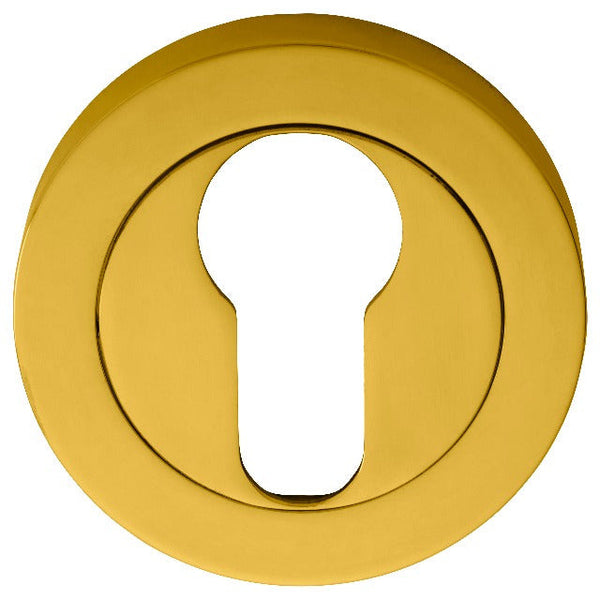 Manital - Euro Profile Escutcheon - Polished Brass - AA1 - Choice Handles