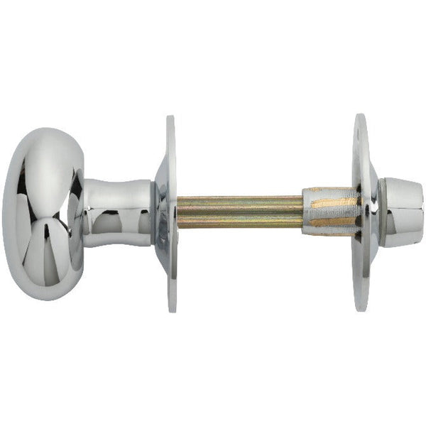 Carlisle Brass - Oval Thumb Turn with Coin Release - Polished Chrome - AA32CP - Choice Handles