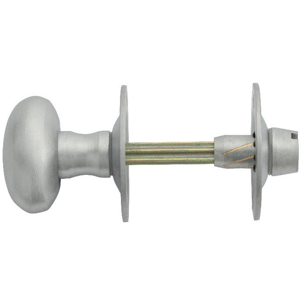 Carlisle Brass - Oval Thumb Turn with Coin Release - Satin Chrome - AA32SC - Choice Handles
