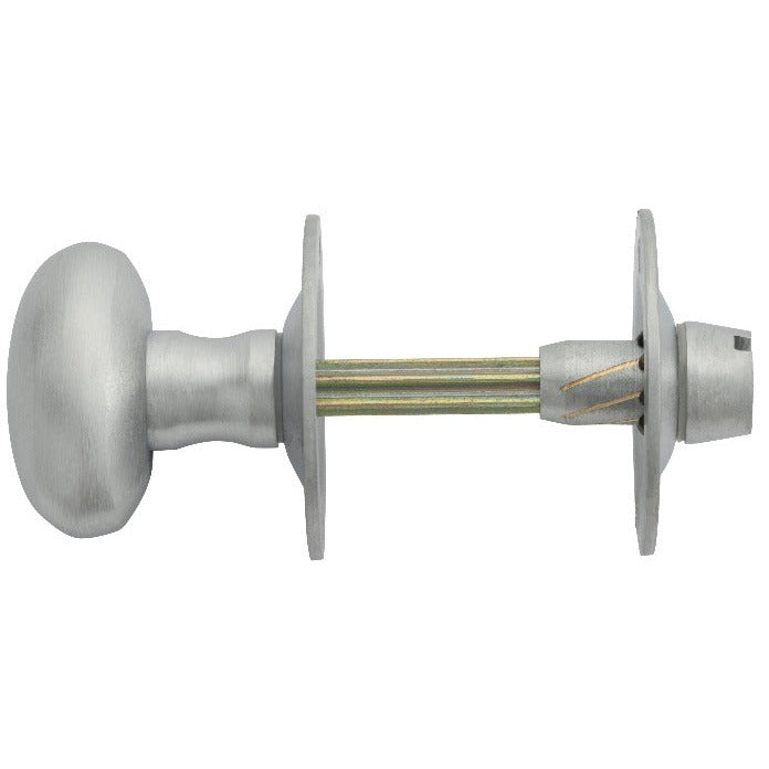 Carlisle Brass - Oval Thumb Turn with Coin Release - Satin Chrome - AA32SC - Choice Handles