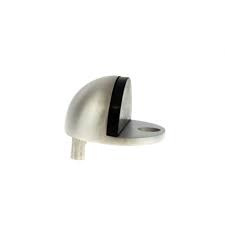 Atlantic Half-Moon Contract Floor Mounted Door Stop - Satin Stainless Steel - ADSHMCSSS - Choice Handles