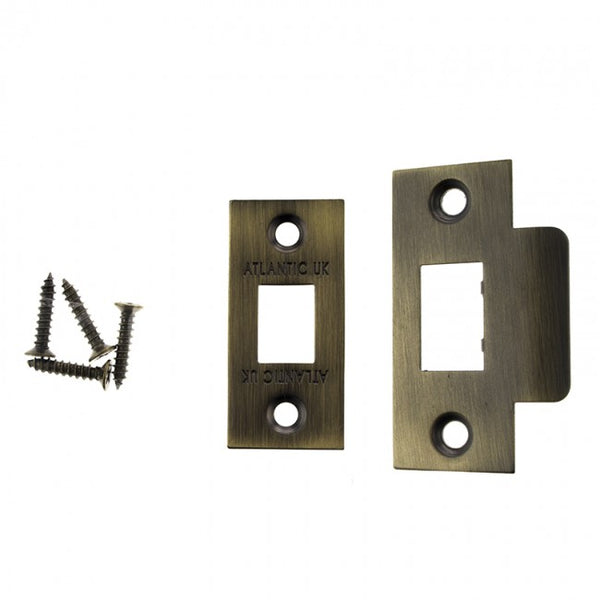 Atlantic Latch Face Plate Kit - Matt Antique Brass - ALFPMAB - Choice Handles