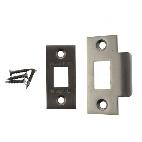 Atlantic Latch Face Plate Kit - Matt Gun Metal - ALFPMBN - Choice Handles