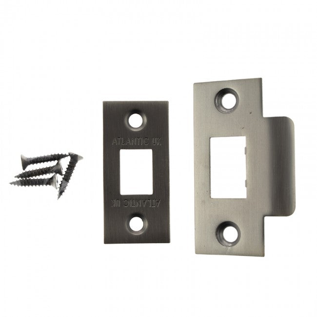 Atlantic Latch Face Plate Kit - Matt Gun Metal - ALFPMBN - Choice Handles
