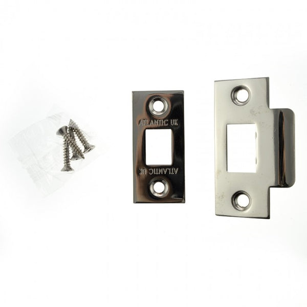 Atlantic Latch Face Plate Kit - Polished Nickel - ALFPPN - Choice Handles