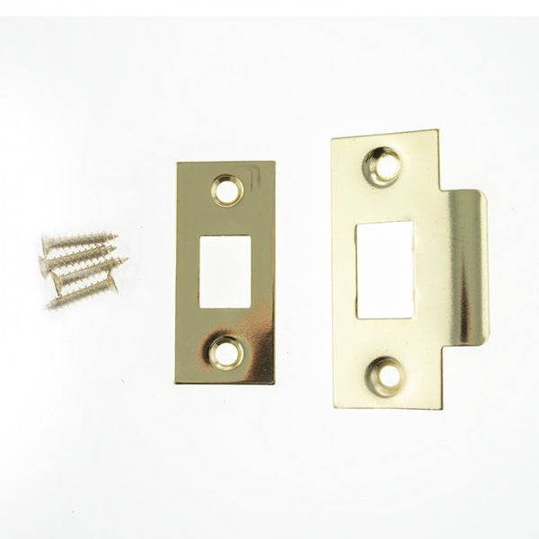 Atlantic Latch Face Plate Kit - Polished Brass - ALFPPB - Choice Handles