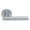 Manital - Calla Lever on Round Rose - Satin Chrome - AQ4SC - Choice Handles
