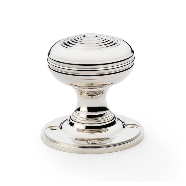 Alexander and Wilks - Christoph Mortice Knob - Polished Nickel - AW303-50-PN - Choice Handles