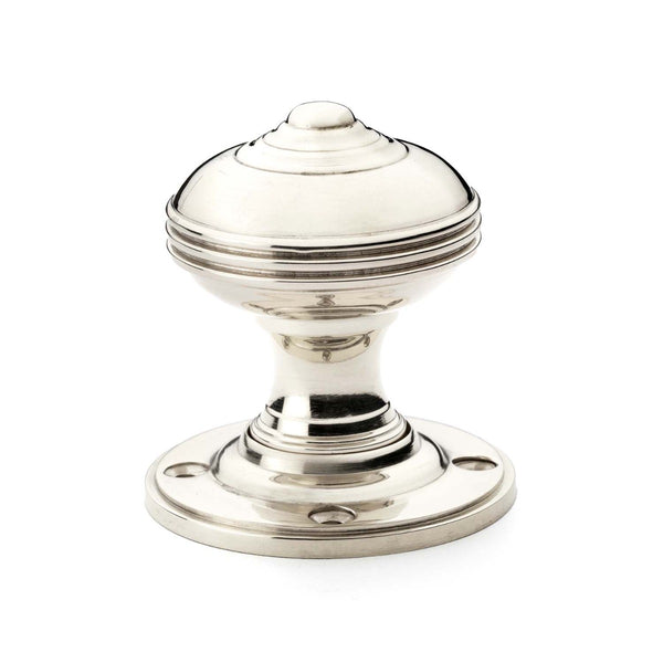 Alexander and Wilks - Romeo Mortice Knob - Polished Nickel - AW304-50-PN - Choice Handles