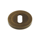 Alexander and Wilks - Concealed Fix Escutcheon - Antique Brass - Standard Profile - AW391AB - Choice Handles