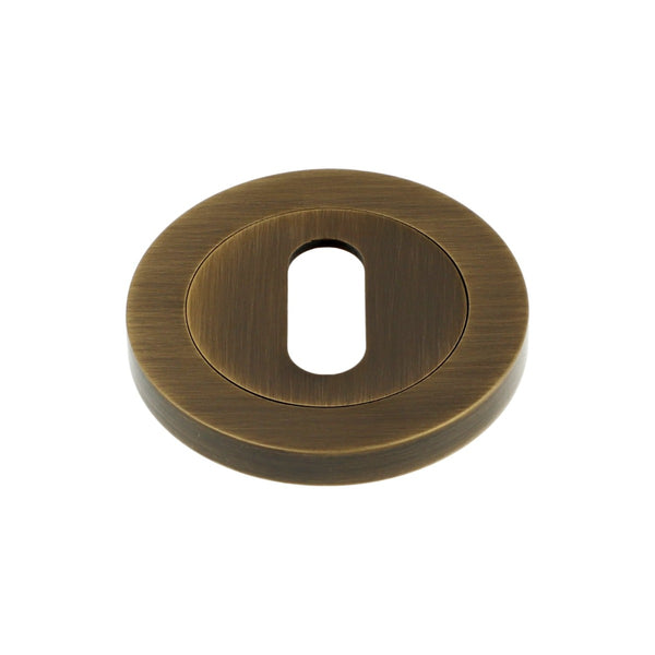 Alexander and Wilks - Concealed Fix Escutcheon - Antique Brass - Standard Profile - AW391AB - Choice Handles