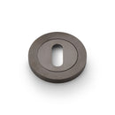 Alexander and Wilks - Concealed Fix Escutcheon - Dark Bronze PVD - Standard Profile - AW391DBZPVD - Choice Handles