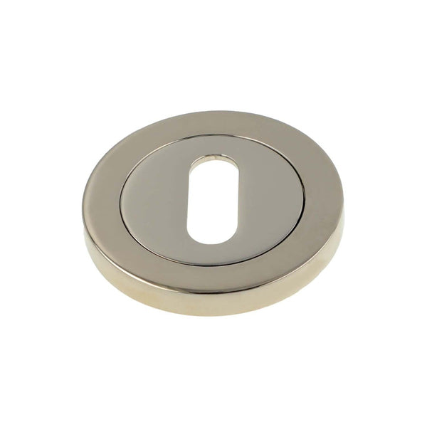 Alexander and Wilks - Concealed Fix Escutcheon - PVD Polished Nickel - Standard Profile - AW391PNPVD - Choice Handles