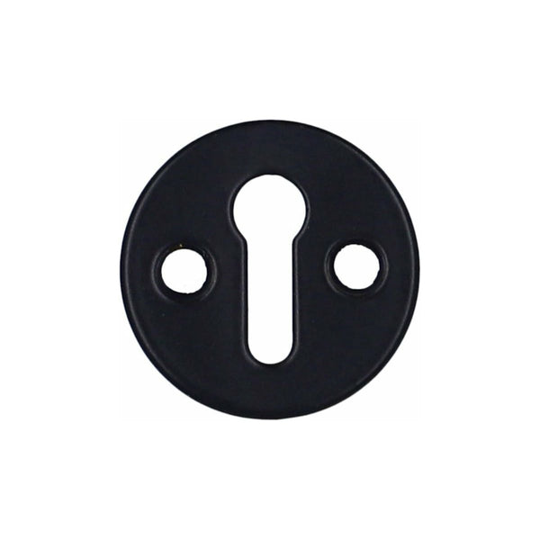 Alexander and Wilks - Victorian Standard Profile Escutcheon - Black Powder Coat - AW399BLK - Choice Handles