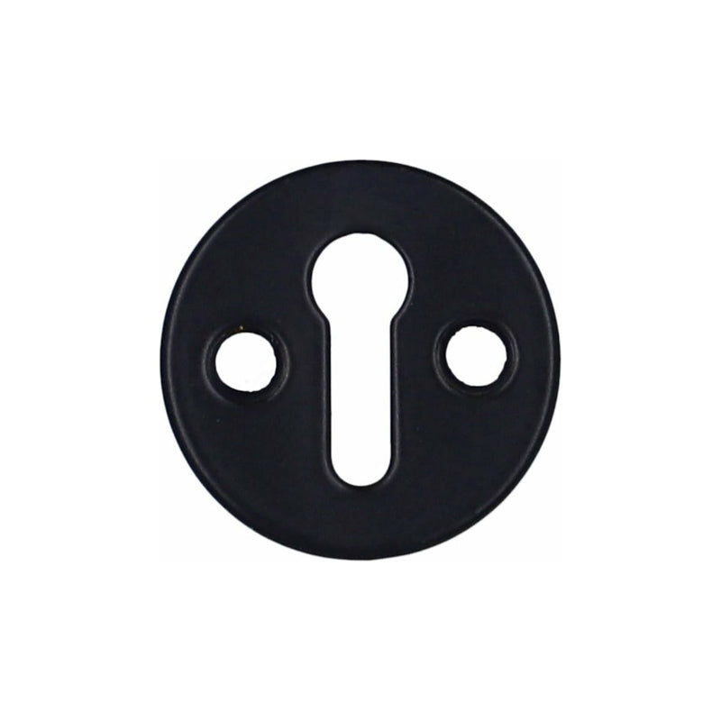 Alexander and Wilks - Victorian Standard Profile Escutcheon - Black Powder Coat - AW399BLK - Choice Handles