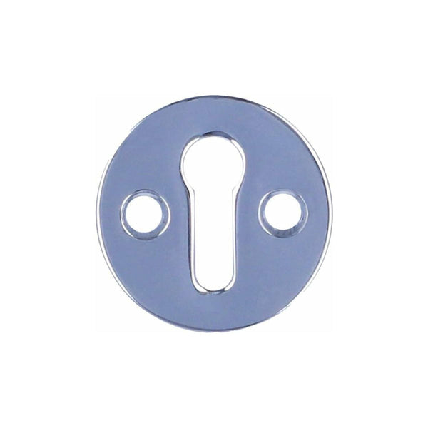 Alexander and Wilks - Victorian Standard Profile Escutcheon - Polished Chrome - AW399PC - Choice Handles