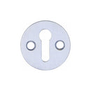 Alexander and Wilks - Victorian Standard Profile Escutcheon - Satin Chrome - AW399SC - Choice Handles