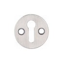 Alexander and Wilks - Victorian Standard Profile Escutcheon - Satin Nickel - AW399SN - Choice Handles