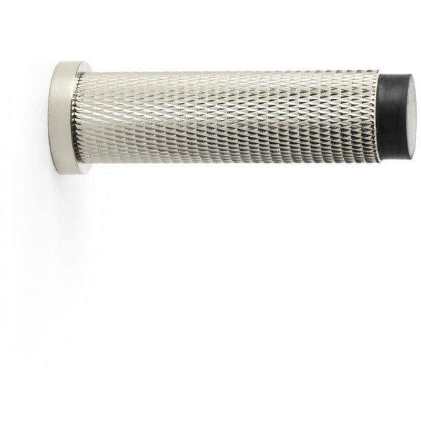 Alexander and Wilks - Brunel Knurled Door Stop - Polished Nickel PVD - AW600-75-PNPVD - Choice Handles