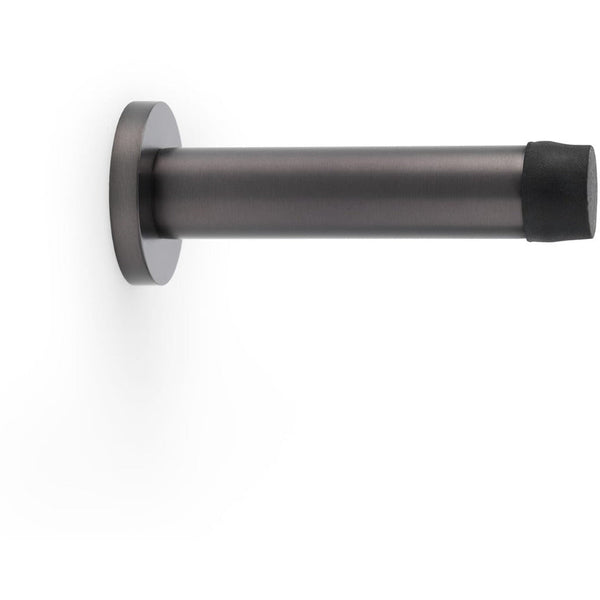 Alexander and Wilks - Cylinder Projection Door Stop on Rose - Dark Bronze - AW616DBZ - Choice Handles