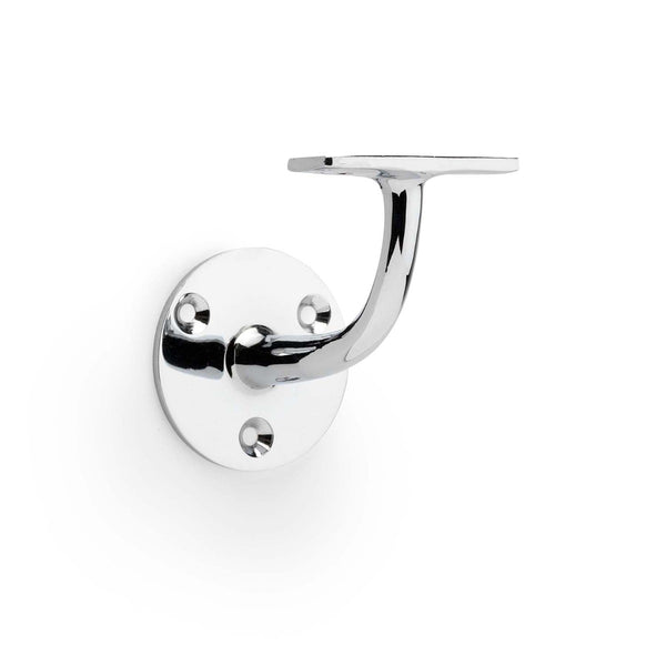 Alexander and Wilks - Architectural Handrail Bracket - Polished Chrome - AW750PC - Choice Handles