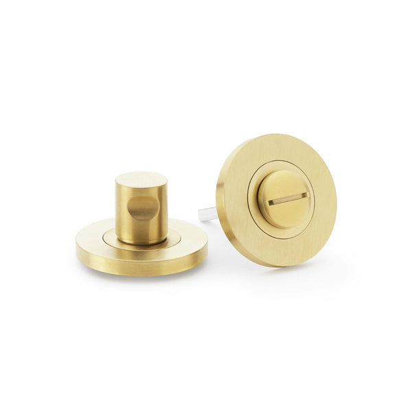Alexander and Wilks Plain Thumbturn and Release - PVD Satin Brass - AW791SBPVD - Choice Handles