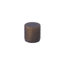 Alexander & Wilks - Brunel Knurled Cylinder Cupboard Knob - Antique Brass - 20mm - AW800-20-AB - Choice Handles