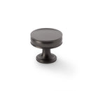 Alexander and Wilks - Lynd Cupboard Knob - Dark Bronze - 38mm - AW808-38-DBZ - Choice Handles
