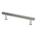 Alexander and Wilks - Crispin Knurled T-bar Cupboard Pull Handle - Polished Chrome - 128mm - AW809-128-PC - Choice Handles
