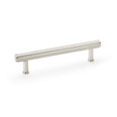 Alexander and Wilks - Crispin Reeded T-bar Cupboard Pull Handle - Polished Nickel - 128mm - AW809R-128-PN - Choice Handles