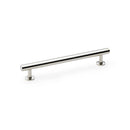 Alexander and Wilks Round T-Bar Cabinet Pull Handle - Polished Nickel - 160mm - AW814-160-PN - Choice Handles