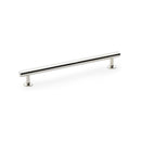 Alexander and Wilks Round T-Bar Cabinet Pull Handle - Polished Nickel - 192mm - AW814-192-PN - Choice Handles