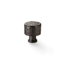 Alexander and Wilks Leila Hammered Cupboard Knob - Dark Bronze - 30mm - AW816-30-DBZ - Choice Handles