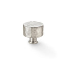 Alexander and Wilks Leila Hammered Cupboard Knob - Satin Nickel - 35mm - AW816-35-SN - Choice Handles
