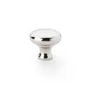 Alexander and Wilks  - Wade Round Cupboard Knob - Polished Nickel - 32mm - AW836-32-PN - Choice Handles