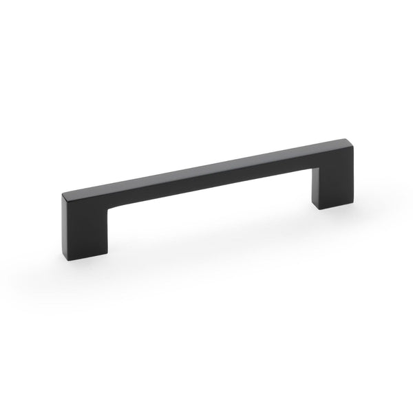 Alexander and Wilks - Marco Cupboard Pull Handle - Black - 128mm - AW837-128-BL - Choice Handles